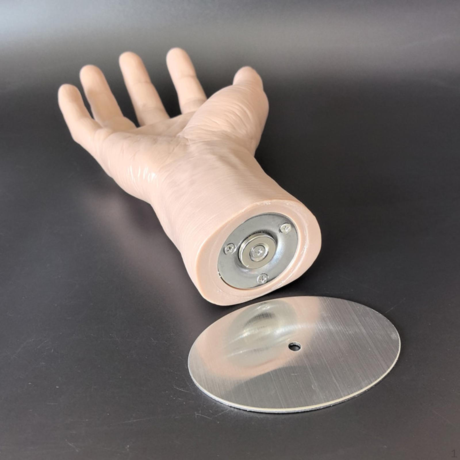 

2 Pieces Male Hand Mannequin Halloween Decoration Multifunctional Models for Store Showing Skin Color