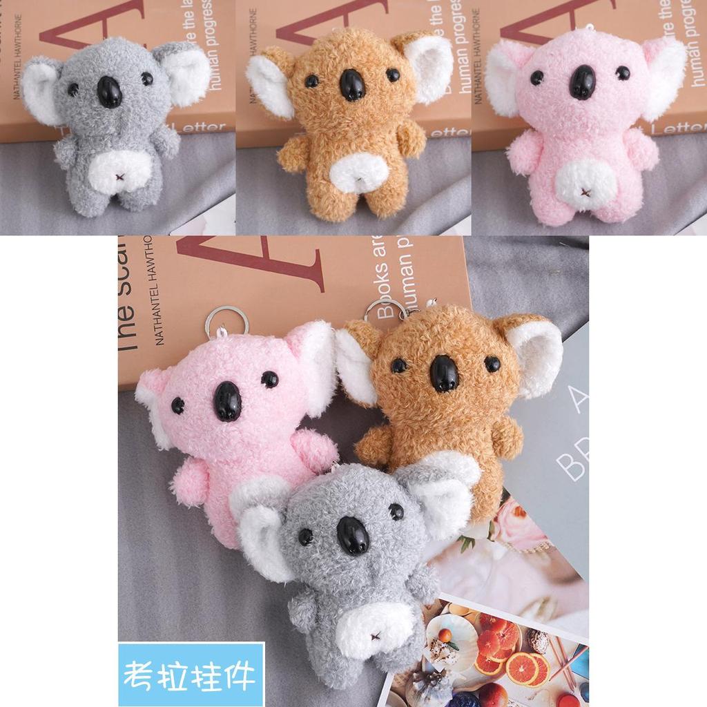 Entzückender Koala Plüschschlüsselanhänger Niedliches Stofftier Rucksackzubehör Puppe Geschenk