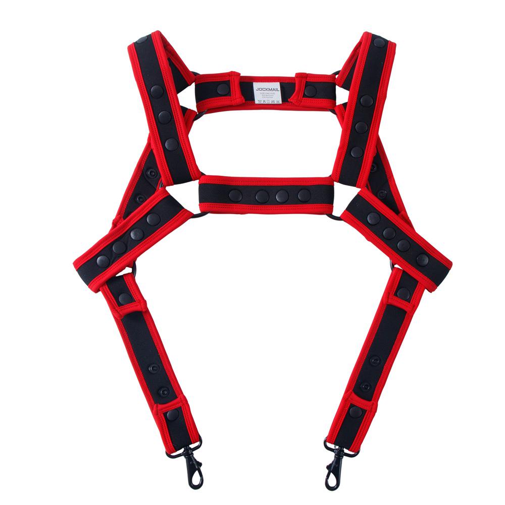 Men's Leather Body Harness Bondage Thong