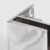 Glass Door Hinge Display Zinc Alloy with Screws Mounted Closer for Cupboard Wardrobe Replacement