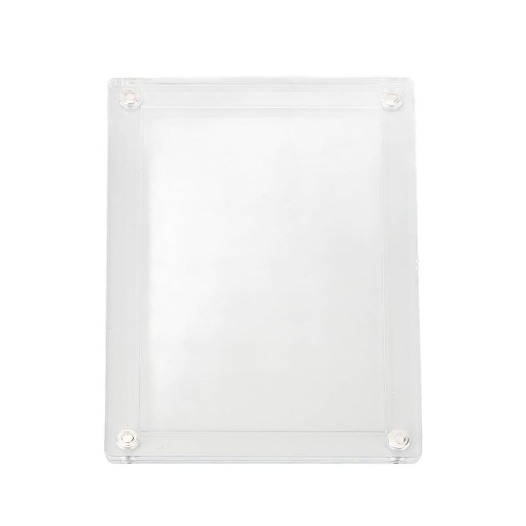 Refrigerator Photo Frames Acrylic Magnetic Double Sided Transparent Fridge Picture Display Frame for 3 Inch Photo Notes