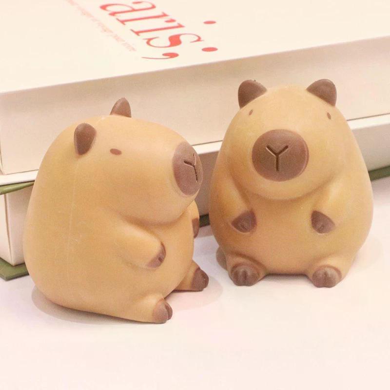 Capybara Squeeze Toy Anti Stress Adult Toys Pinch TPR Soft Decompression Stress Reliever Toys For Kids