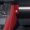 Red Carbon Fiber Interior Glove Box Handle Cover Trim For Lexus RC300/350/200t