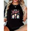 T-Shirt Featuring a Cute Design for Face Painters with The Text 'I Am A Face Painter', Women'S Round Neck Short-Sleeve Black Tee - Machine Washable,