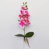 New 9 Flowers Artificial Orchid Flowers Pink Multi-Bloom Artificial Faux Plants PVC Fake Flower Home Decor