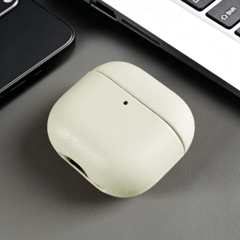 Earphone Case for Airpods Pro 2 3 Pro3 Pro2 for Airpods 4 Wireless Bluetooth Biobased Eco-Friendly Leather Hard Headphone Box
