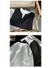 Men's Waffle Knit Two-Piece Collar Sweatshirt - Heavyweight Long Sleeve Casual Top for Spring & Autumn Trend