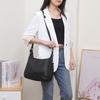 Cowhide Shoulder Women's Bag Large Capacity Messenger Tote Bag Mommy Bag Fashionable Simple Shopping Bag