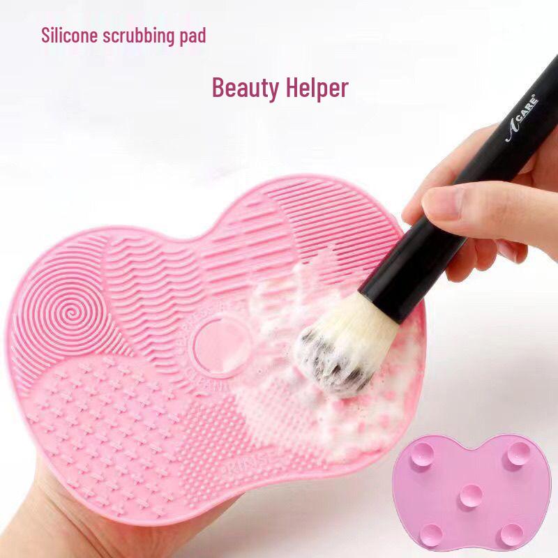 Silicone Makeup Brush Cleansing Pad with Suction Cup