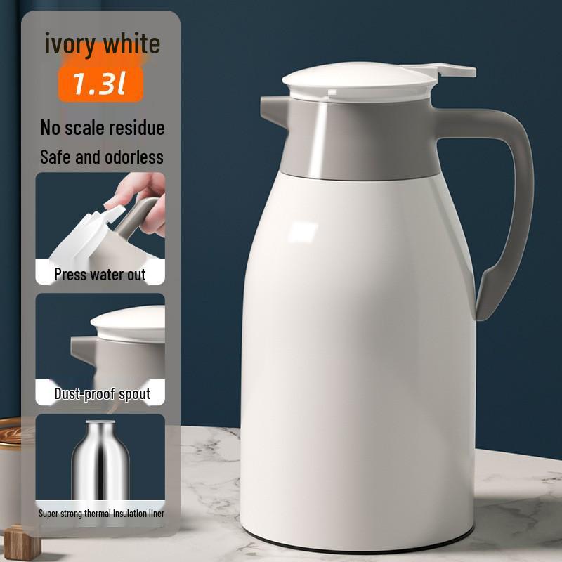 2024 Insulated Glass Thermos Flask - Large Capacity Water Kettle
