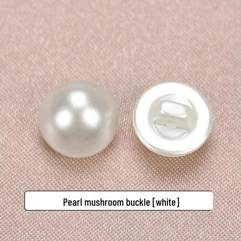 Perle Runder Knopf: Damenpullover, Chiffonblusen, Dekorative Accessoires, Kinderkleidung, Pilzdesign