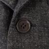 Sartorio UG250S511944 Gray Wool x Silk x Linen x Cashmere Sight Benz 3B Tailored Jacket Jacket 50 grayUsed