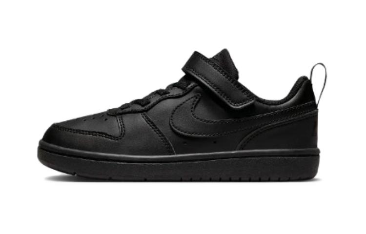 Nike Court Borough Low Recraft PS  Triple Black  DV5457-002 33.5