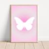 Retro Rosa Aura Affirmation Vertrauen Graident Spirituelle Engel Zahlen Wand Kunst Leinwand Malerei Poster Für Wohnzimmer Wohnkultur