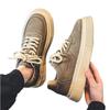 Retro Casual Sports Men's Shoes Trendy Shoes Wear-resistant and Non-slip 2025 Board Shoes Men's Work Autumn Labor Insurance Thick Sole New Models