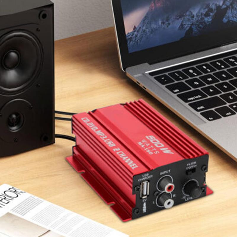 Car Stereo Amplifier Car Audio Amp Small Amplifier 2 Channel Auto Audio Amplifier Multichannel Amplifiers Car Speaker Amplifier