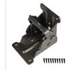 90 Degree Self-Locking Folding Hinge Table Legs Chair Extension Folding Table Leg Hinge Furniture Hardware Foot Fixing Parts(Black)