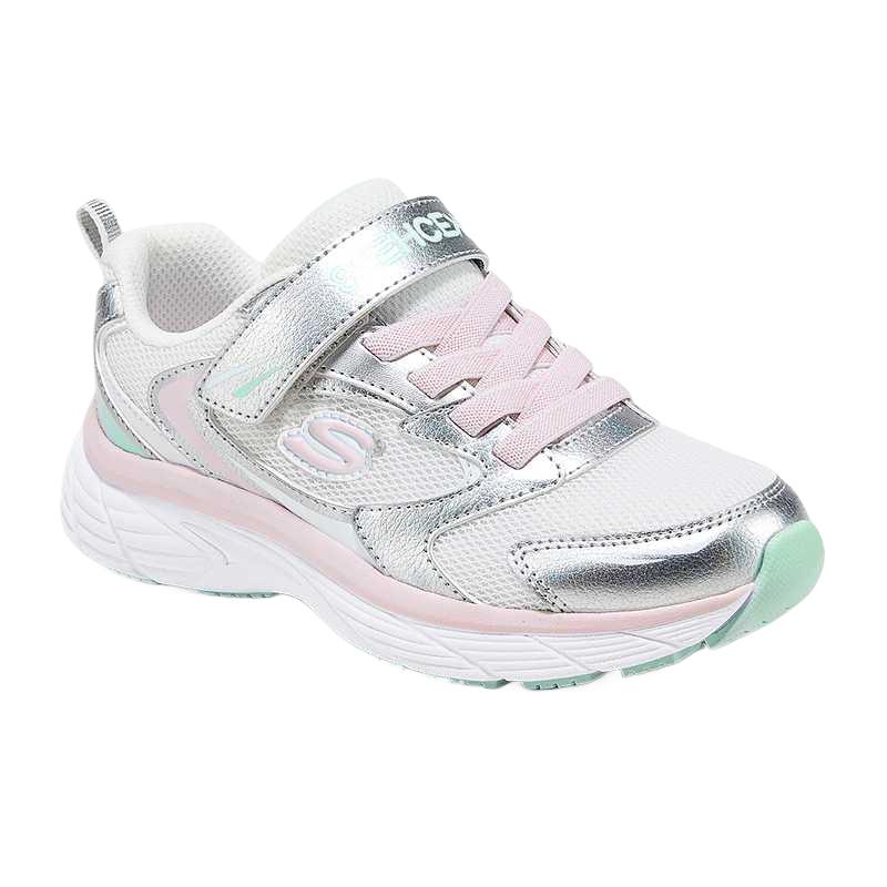 Skechers Girls Fashionable Simple Trendy Comfortable Running Shoes Kids Sneaker Off-White 303698L-OFWT