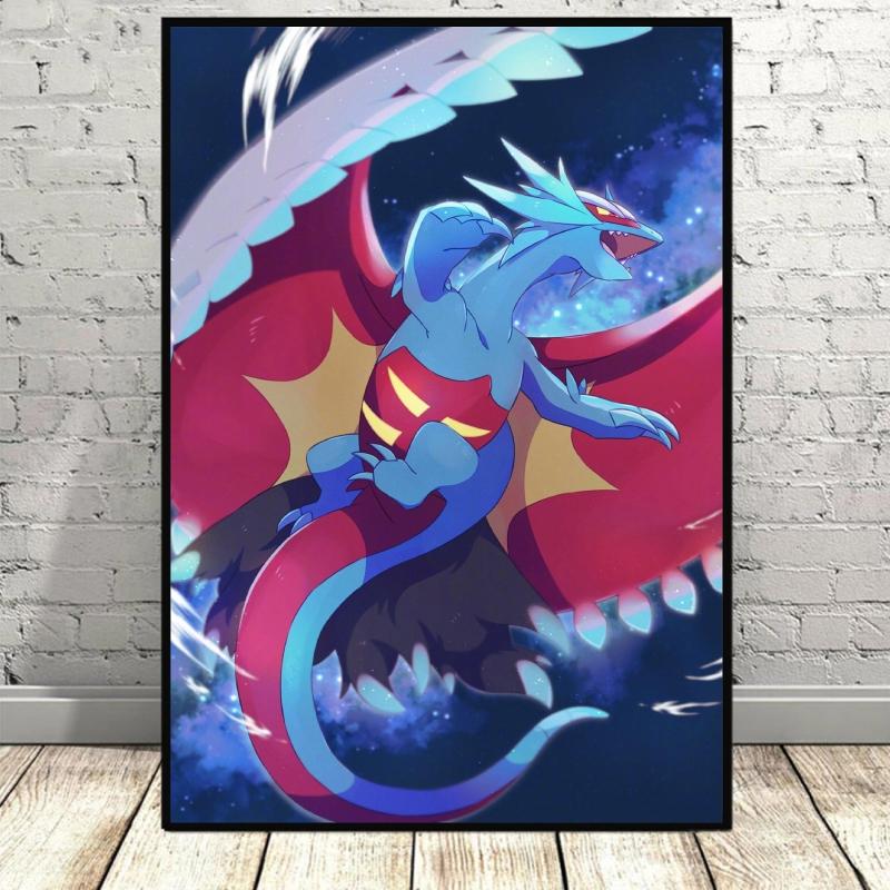 

Canvas HD Prints Pokemon Latios Poster Comics Pictures Action Figures Waterproof Wall Art Modern Home Living Room Holiday Gifts 21X30CMNo Framed