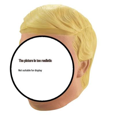 Realistic American Gold Fat Man Halloween Latex Mask - Funny Cosplay Headgear