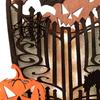 Halloween table decoration gift made of wood, scary, prop for
