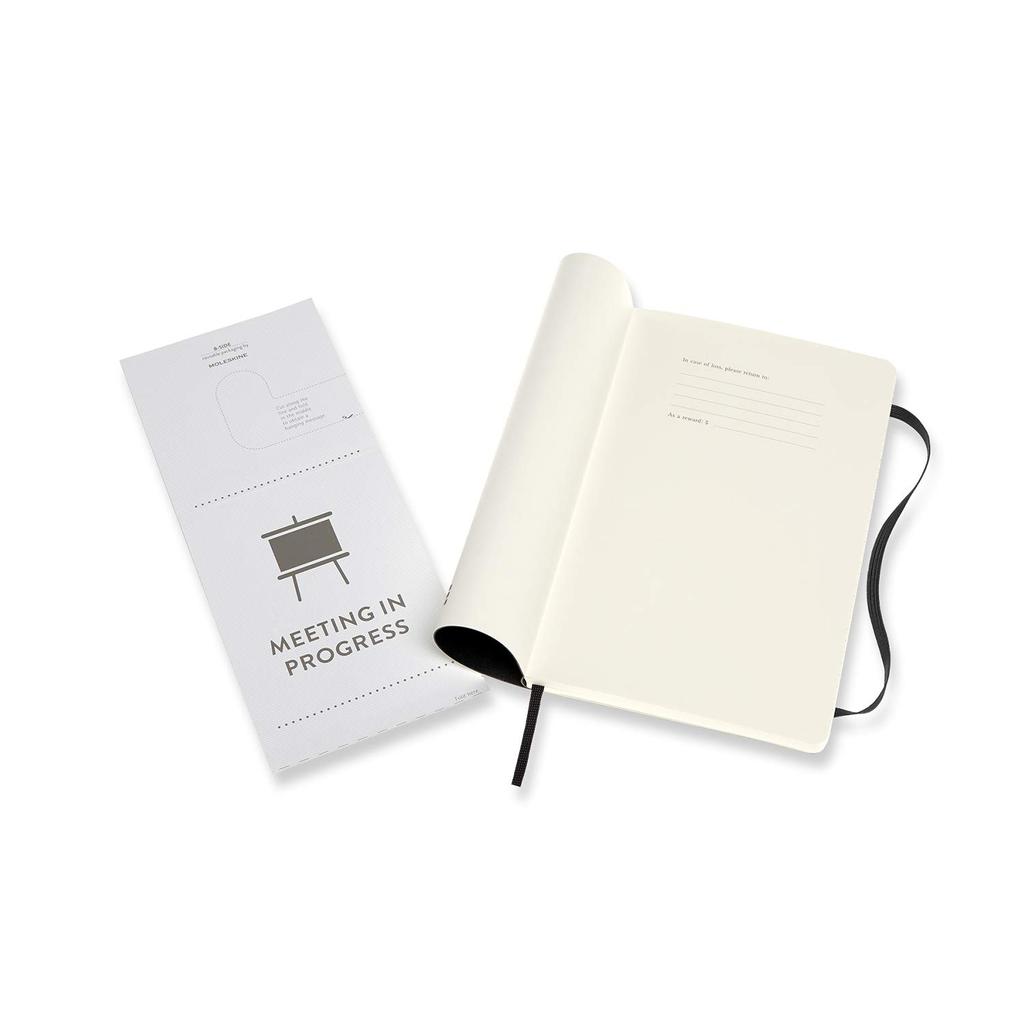 Moleskine Notebook PRO Notebook Soft Cover Large Black PROPFNTB3SBK