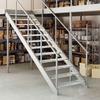 Grated Staircase - Galvanized Steel - 90x24x7 Cm - Non-slip - Interior & Exterior - Easy Assembly
