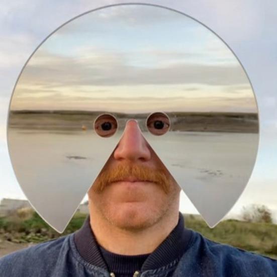 Yousheng Party Mirror Mask with High-Reflective Acrylic Surrealist Art Face Prop for Photography Cosplay Halloween Unique Costume Accessory