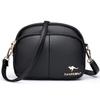 Sufficient soft leather splicing three-layer women's small bags diagonal span bags are all simple trendy shopping bags