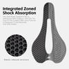 WILDSIDE 3D Printed Bicycle Saddle Ultralight Carbon Saddle 155mm Soft Bike Saddle for MTB Gravel Road Bike Seat Cycling Parts