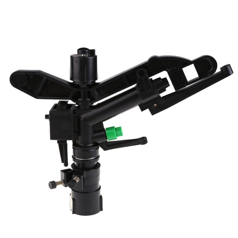 1PC Lawn Woods Farmland 1inch Connector Impact Sprinkler Irrigation System Agricultural Sprayer Irrigation Black
