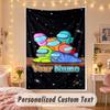 Custom Personalized Tapestry,Among Us Print Custom Name Text Wall Art Hanging for Bedroom