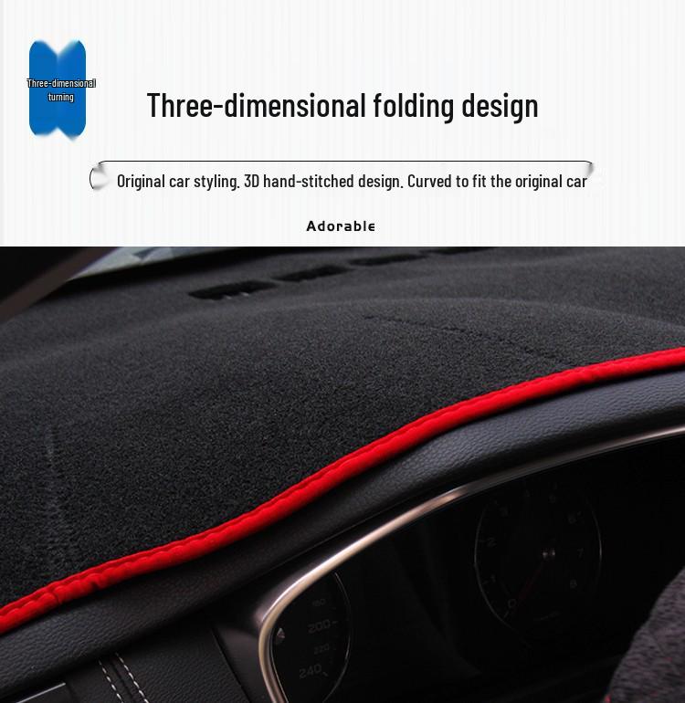 BYD G3 Center Console Sunshade Pad - Dashboard Heat Protection Cover