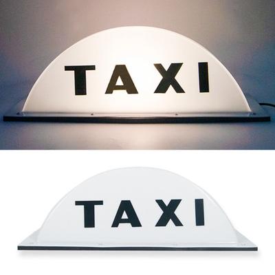 12V tabuľka pre taxi na streche Automagnetická lampa LED svetlo Vodotesná strešná lampa na taxík Energeticky účinná svetlá horná tabuľa na strechu