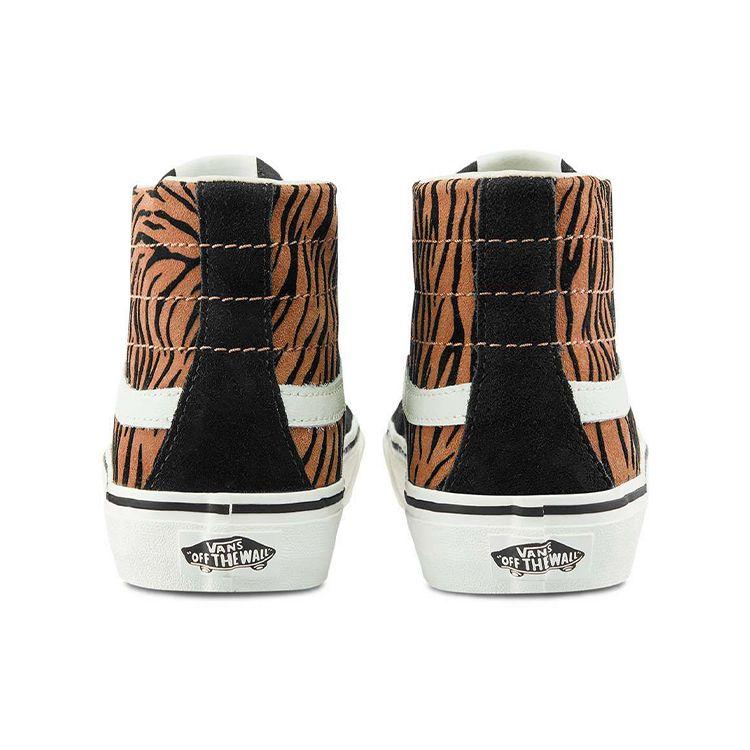 Vans Sk8 Decon Sf Comfortable High-Top Skate Shoes Unisex Sneaker Black Tiger-Stripe VN0A4UWN9ZY