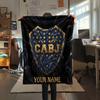 Custom Name Boca Juniors Flannel Blanket, High quality Comfortable for All Seasons, Home Decor, Warmth and Comfort