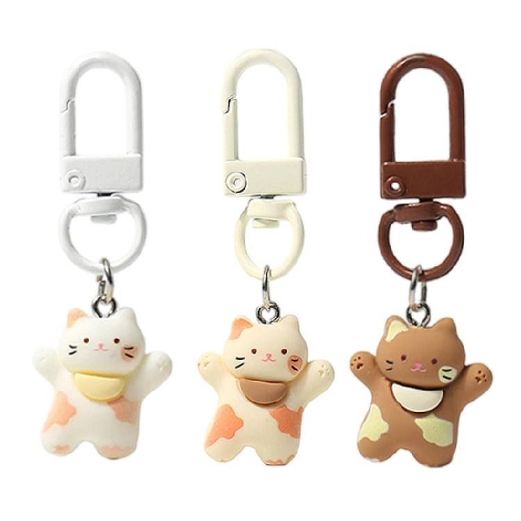 Fashionable Happy Cats Keychain Lovely Animal Backpack Pendant Small Key Hodler Accessory for Daily Use and Gifts