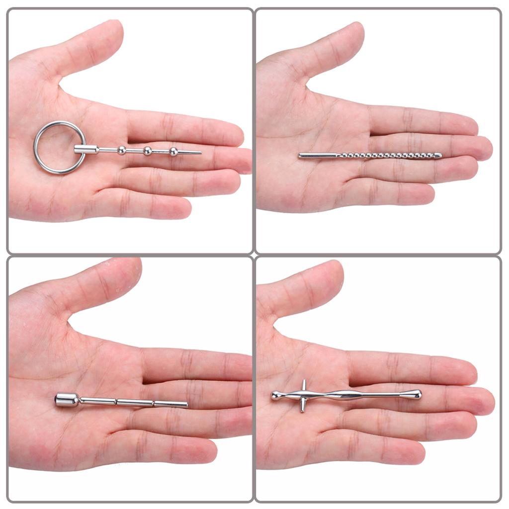 1PCS Metal urethra dilators, beginner's urethra training, penis masturbation sex games, male sex toys