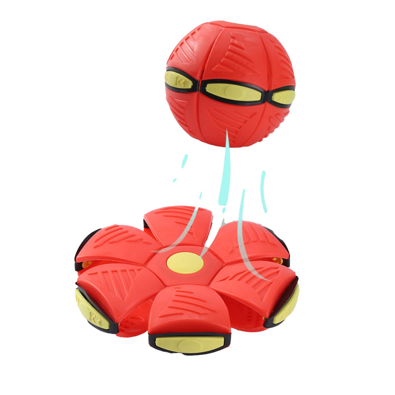 

Дитячий декомпресійний вихлоп деформує м яч декомпресійної літаючої тарілки One Size червоний