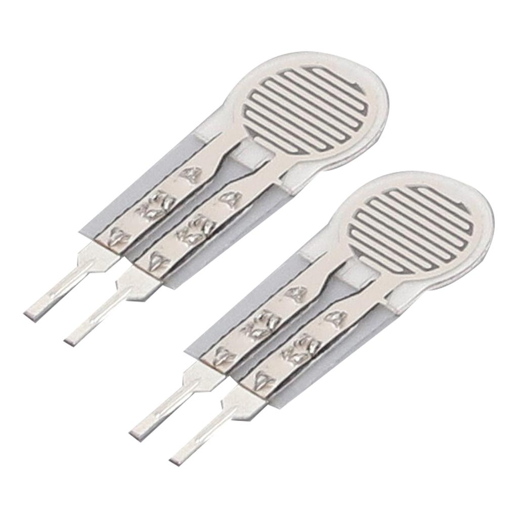 2 Stück Dünnschicht-Drucksensor Kraftempfindlicher Widerstand Widerstandstyp Flexible Wägezelle