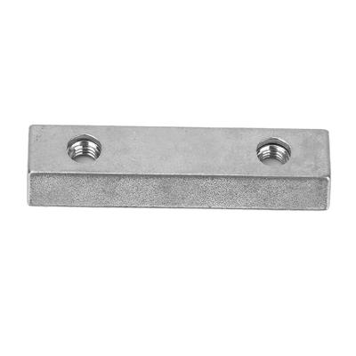 Z043M Zinklegierung Metall Doppelnutmutter zur Befestigung von Basis oder Verstärkungsplatte