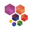 3D Printed Fractal Fidget Hexagon Home Decor Creative Decompression Hexagon Various Shape New Year Gift Desktop Ornament Kid Toy