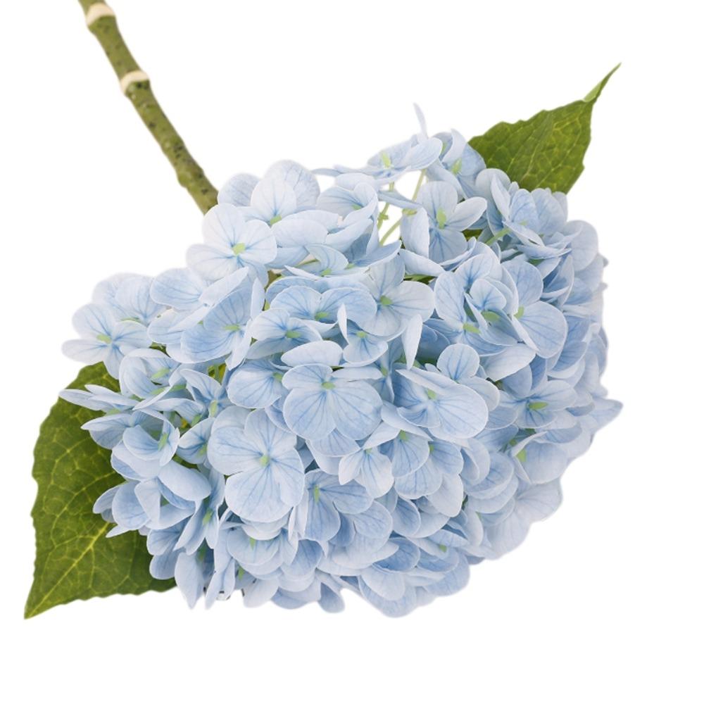 Green Leaf Simulation Colorful Hydrangea Real Touch Fake Flower Home Living Room Decor