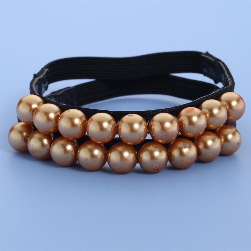 No-Tie Elastic Pearl Shoelaces for Women's High Heels - Anti-Slip, Secure Fit