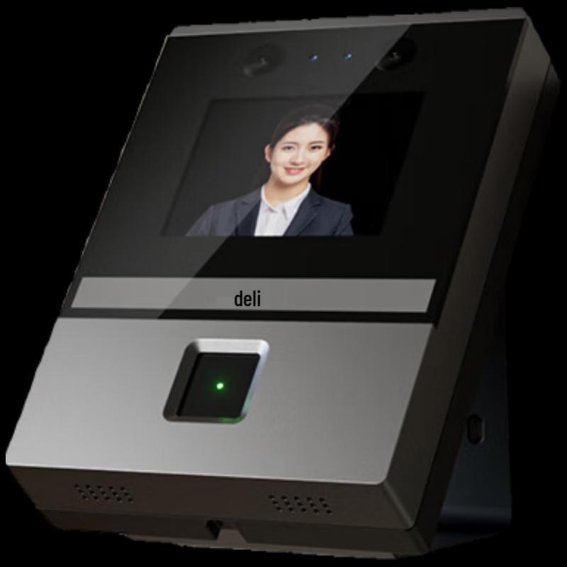 Deli AH200W Bluetooth Face & Fingerprint Time Clock