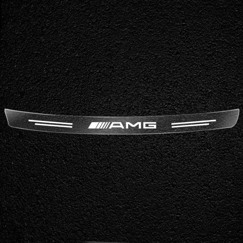 1Pcs Transparent Car Trunk Badge Protective Sticker Car Accessories For Mercedes Benz AMG GLE GLS GLC CLA GLB ML W204 W206 W205 W212 W203
