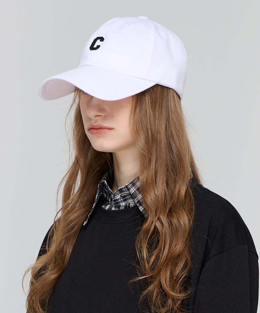 CARGOBROS FOR WOMAN Logo Point Ball Cap (White)