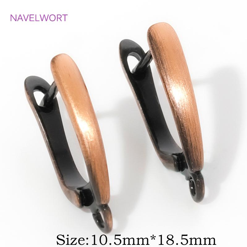 Fasteners For Earring Antique Bronze Shvenzy Earwires Brass Earring Hooks Earring Fixtures For DIY Earrings Making Accessories