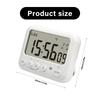 Multifunctional Digital Timer Compact Reusable Countdown Timer Large Display Mechanical Timer for Kitchen Gym Lab Use