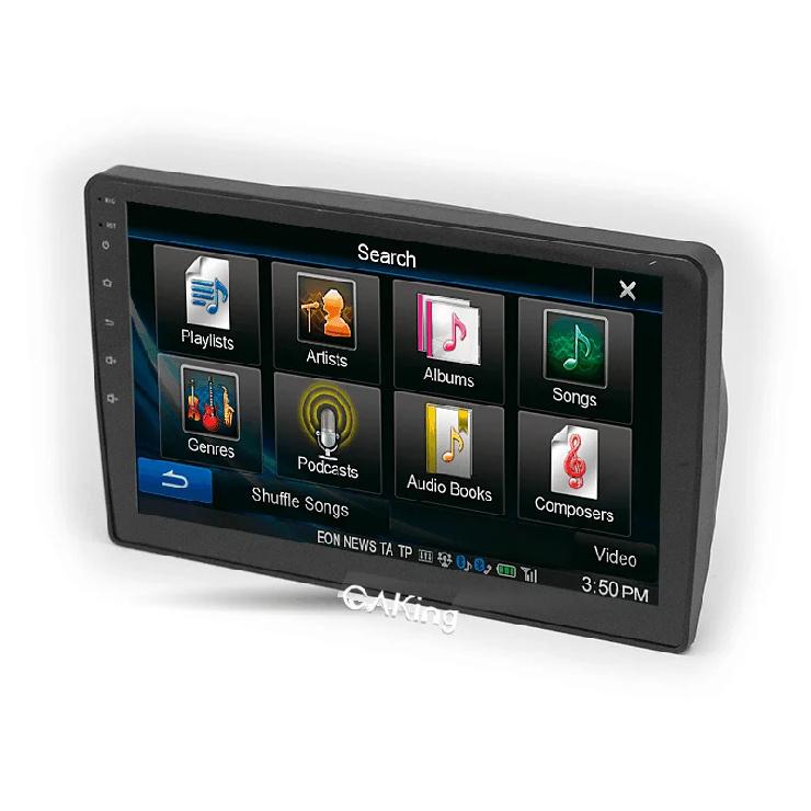 10.1 Inch Car Fascia Radio Panel for 1997-2005 Nissan Frontier (D22) (Black) Dash Kit Install Facia Console Bezel Plate Adapter
